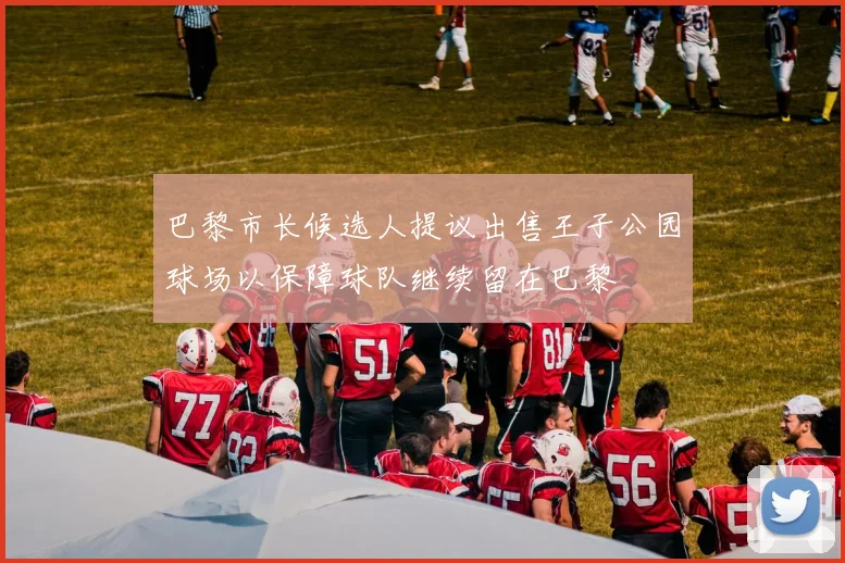 巴黎市长候选人提议出售王子公园球场以保障球队继续留在巴黎